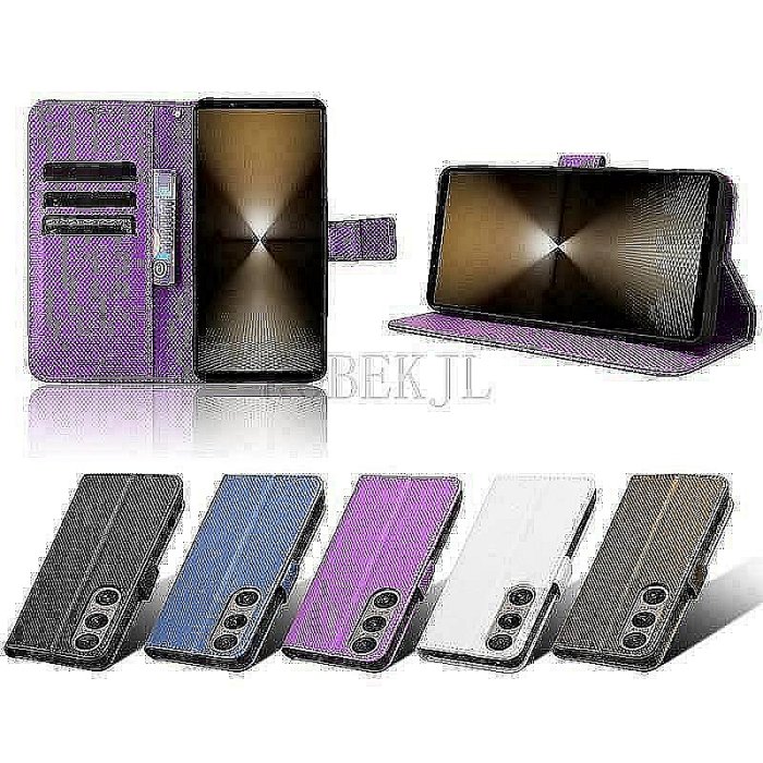 Xperia1V 1IV 手機殼翻蓋鑽石磁性電話卡槽支架手機殼索尼 VI 1VI 索尼 2024 1 Xperia 手機