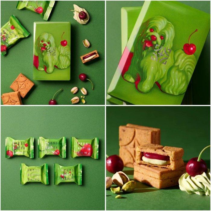 ＊日式雜貨館＊日本代購 press butter sand 開心果櫻桃夾心餅乾 巧克力奶油 伯爵紅茶奶油 草莓巧克力雙味 香橙巧克力雙味 焦糖奶油夾心餅