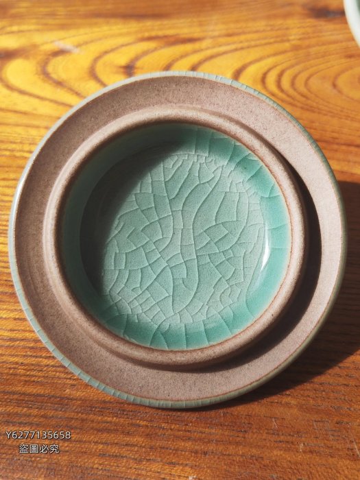 高麗青瓷世昌（金世龍）作三才蓋碗蓋杯商品尺寸：杯口直徑6高6 碟子