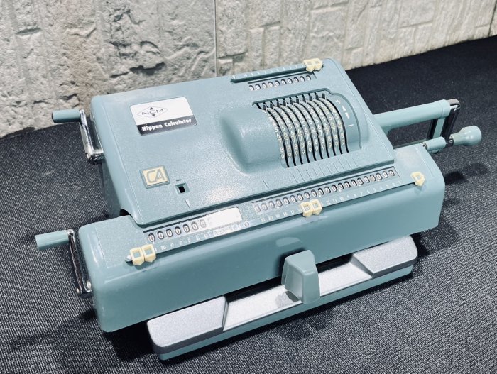 JP.com】日本製古早NCM Nippon Calculating Machine 機械式手動計算機