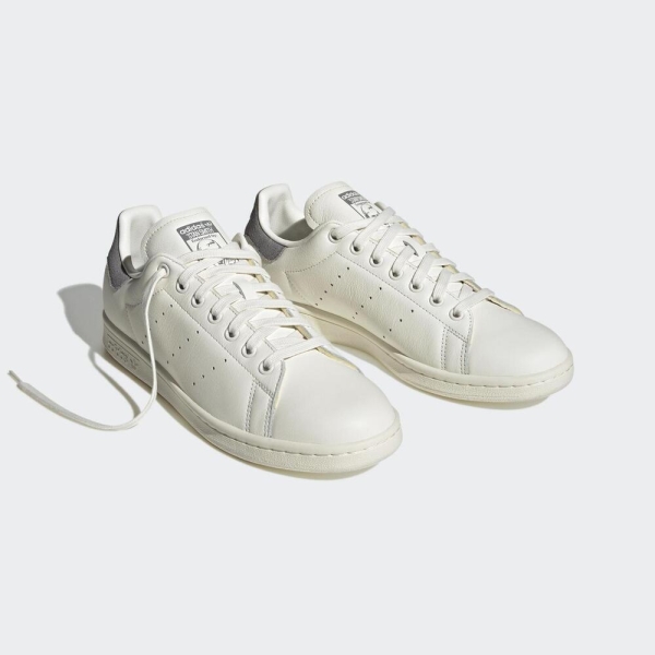 Adidas Stan Smith 男女段休閒鞋經典皮革簡約百搭米白灰GY0028 休閒