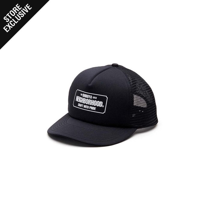 NEIGHBORHOOD 渋谷店限定　キャップ NEIGHBORHOOD 渋谷限定 NH MESH CAP BLACK