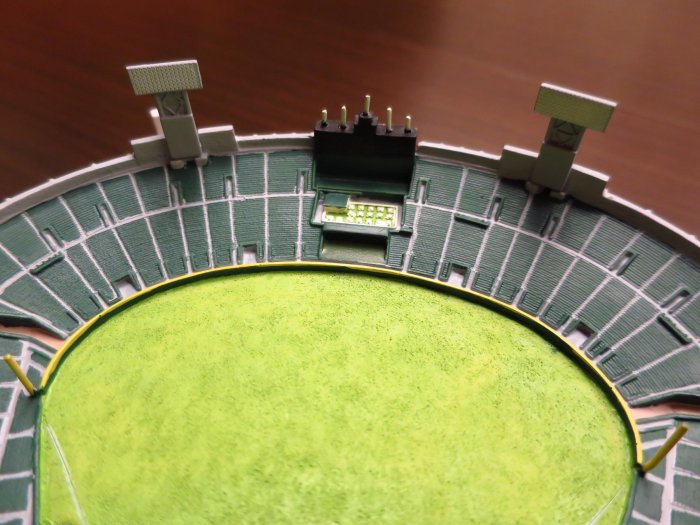 圓圓小舖}全新日本帶回阪神甲子園球場模型超擬真1:1500 阪神虎林威助