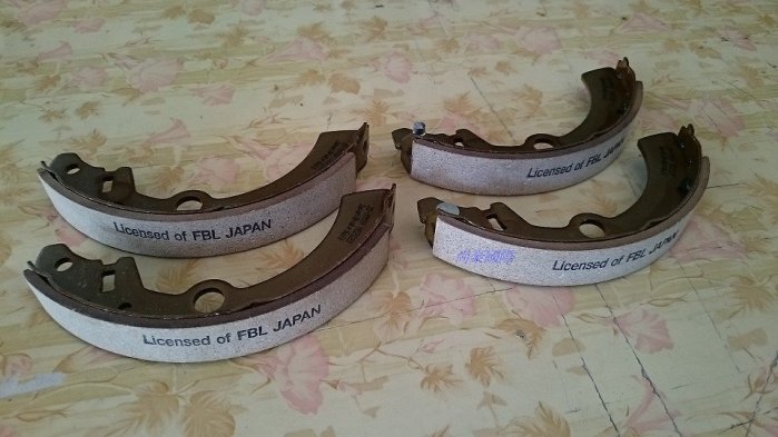 鈴木 SOLIO 全新日本FBL牌 鼓式 後來令片...另有 升降機 外把手 六角鎖 車門鎖 發電機 啟動馬達