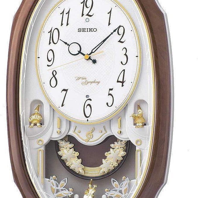日本正版Seiko Clock 精工AM260A 電波鐘音樂掛鐘時鐘日本代購| Yahoo拍賣