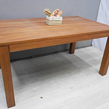 台北二手家具 百豐悅 新北二手傢俱-二手 咖啡桌 詩肯柚木 151公分 餐桌 會客桌 接待桌 新店二手家具 萬華二手家具