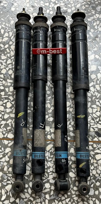 BENZ W210 1996-2002 E50 E55 AMG 前後避震器組 (4件一組套餐)(日本外匯拆車品.上有AMG字體) 210323E55AMG