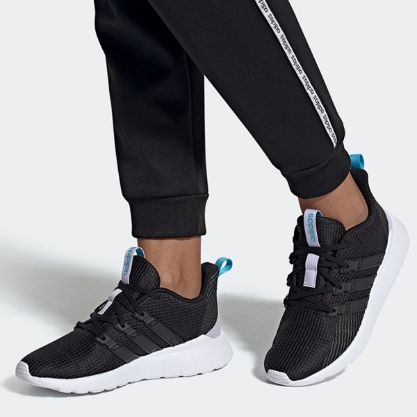 ADIDAS QUESTAR FLOW 女鞋慢跑休閒柔軟透氣黑【運動世界】EG3640