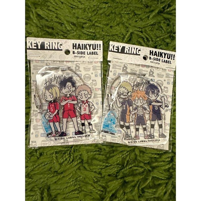 ￼🌟 排球少年專區 🌟日本帶回 B-SIDE LABEL 排球少年正版有證票 鑰匙圈 掛飾 吊飾 音駒 烏野