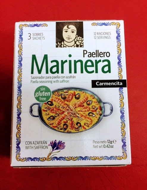 卡門牌Carmencita 西班牙海鮮飯香料綠標:海鮮風味 三種風味任選也有番紅花，臺北市面交OK！