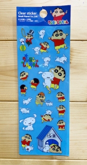 【震撼精品百貨】蠟筆小新 Crayon Shin-chan~蠟筆小新貼紙-藍*43125