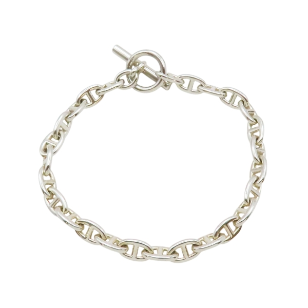 HERMES 愛馬仕 925純銀 Farandole Bracelet 豬鼻子 手鍊 【二手名牌BRAND OFF】