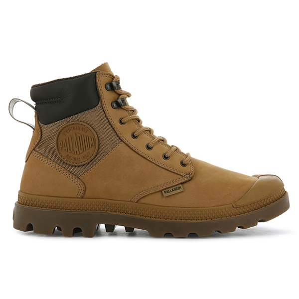 PALLADIUM PAMPA SHIELD WP LUX 棕 男女 高筒 皮革 防水靴 76843212