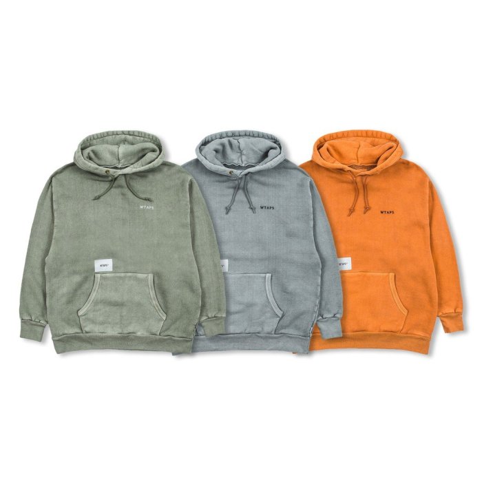 希望商店】WTAPS COLLEGE DESIGN HOODED 03 19AW 刺繡水洗logo