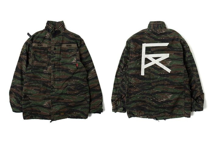 17ss Wtaps M-65 Jacket Tiger Stripe 春夏最新軍裝外套反戰全新虎紋