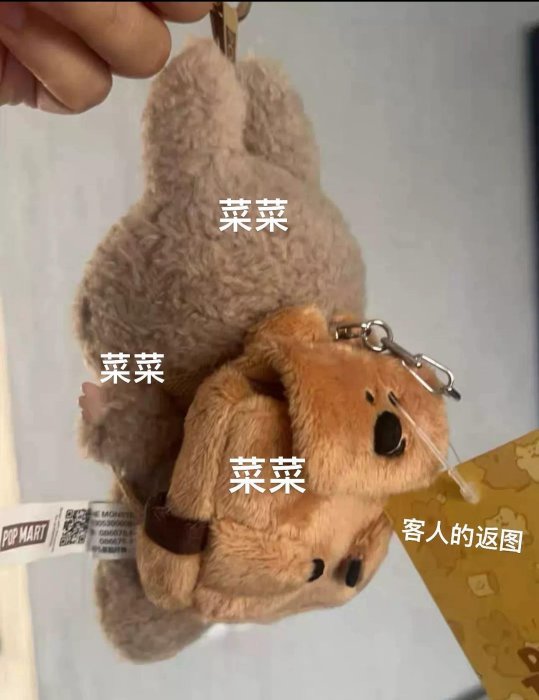 實惠快閃店正品Dinotaeng Quokka短尾熊小包包掛件