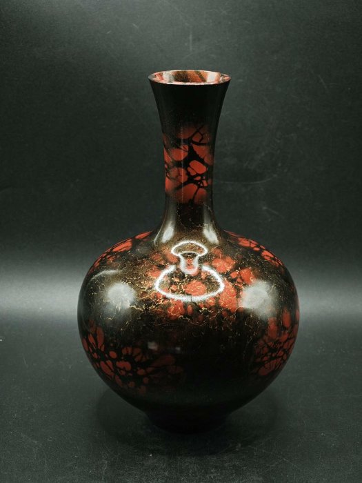 高岡銅器花瓶鑄銅花瓶正晴作斑鳩| Yahoo拍賣