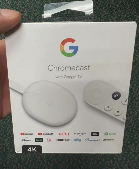 現貨全新未拆封可更新Google Chromecast 4K / HD第四代Google TV