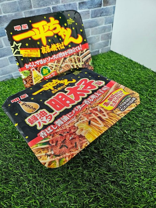 明星*一平夜店炒麵-醬油味/明太子味 即食泡麵