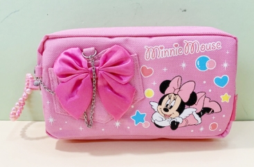 【震撼精品百貨】Micky Mouse 米奇/米妮 ~化妝包&筆袋~米妮粉#89428