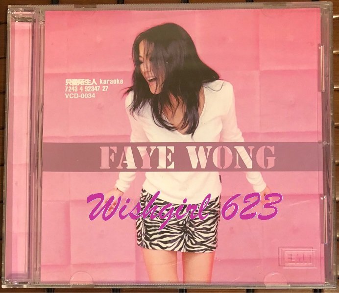 Faye Wong 王菲-『只愛陌生人』卡拉OK-VCD (絕版珍藏) ~ karaoke、當時