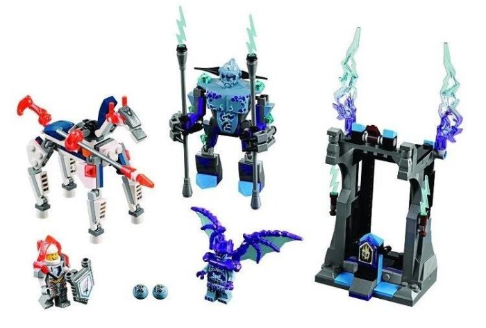 エルケイ 變形金剛~日本版LEGO 樂高70359 未來騎士系列蘭斯Vs閃電雷石飛獸