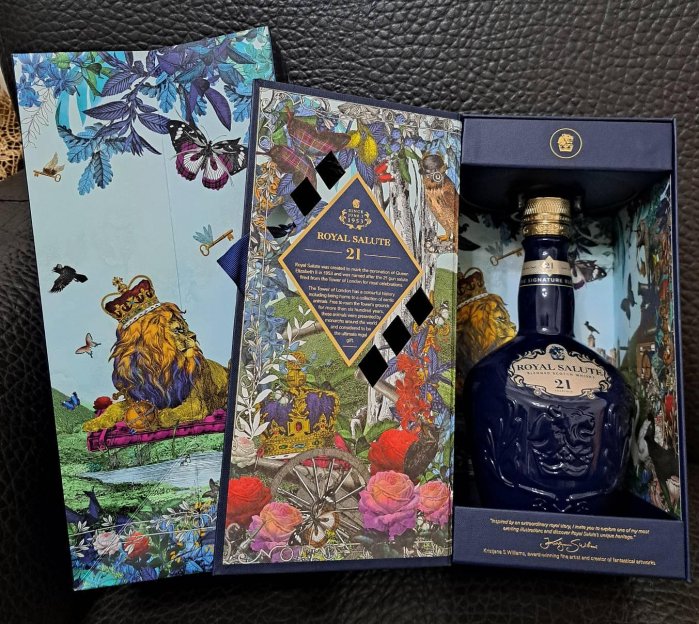 皇家禮炮21年調和式蘇格蘭威士忌 0.7公升 [空瓶][空瓶]