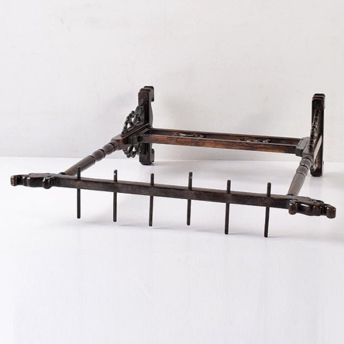 書道具野崎松壽造唐木紫檀製龍雕筆掛筆吊VR7943B | Yahoo拍賣