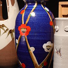 12/25結標日展名家加藤釥白地蝶文等賞瓶三件ADL0722 -花道侘寂插花花藝