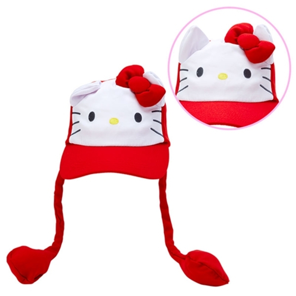 【震撼精品百貨】Hello Kitty 凱蒂貓~KITTY帽子會動的帽子*40905