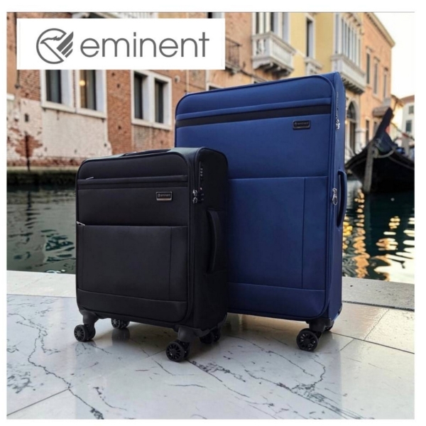【eminent 萬國通路】(買一送八贈品) 20吋 商務型布箱 極輕量 登機箱/行李箱-2色 S006