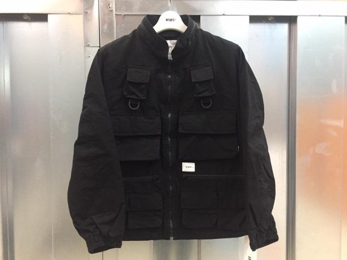 19SS WTAPS MODULAR JACKET RIPSTOP S 黒 19ss Wtaps Modular Jacket Ripstop 十袋戰術外套黑色S號全新現貨