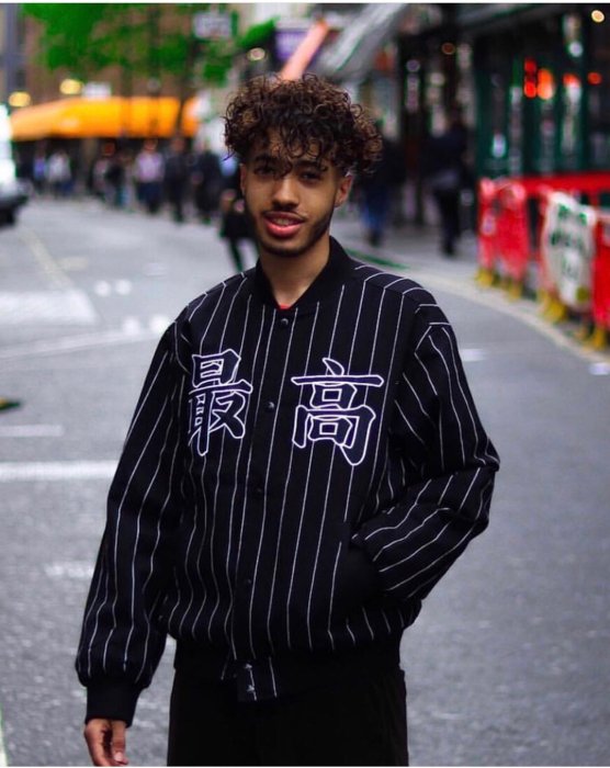 Supreme Pinstripe Varsity Jacket | Yahoo拍賣