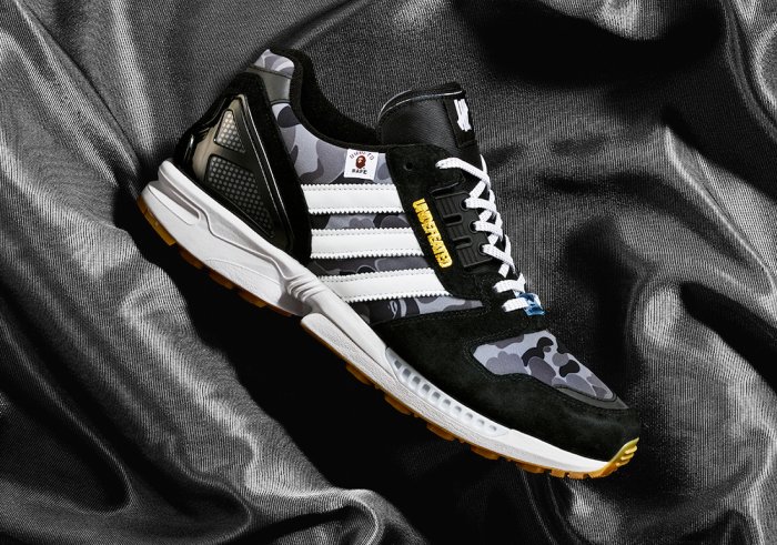 bape x undefeated x adidas zx 8000