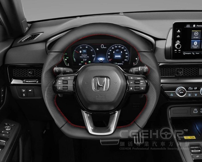 汽車配件高手 本田 HONDA CRV6  CRV6代   全牛皮變形蟲方向盤