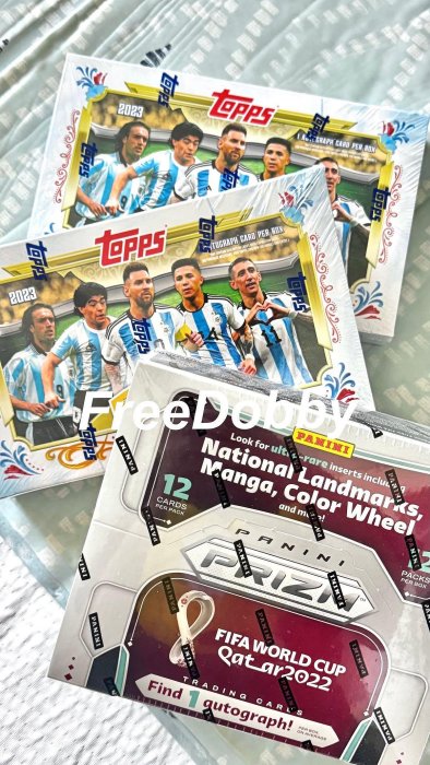 Topps Argentina Fileteado 2023 阿根廷足球隊 卡盒 2022 panini prizm FIFA World Cup 世界盃