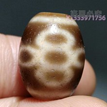 達洛五眼閃電天珠寓意很是特殊稀少開片到肉高糯質地老肉達洛天珠完全