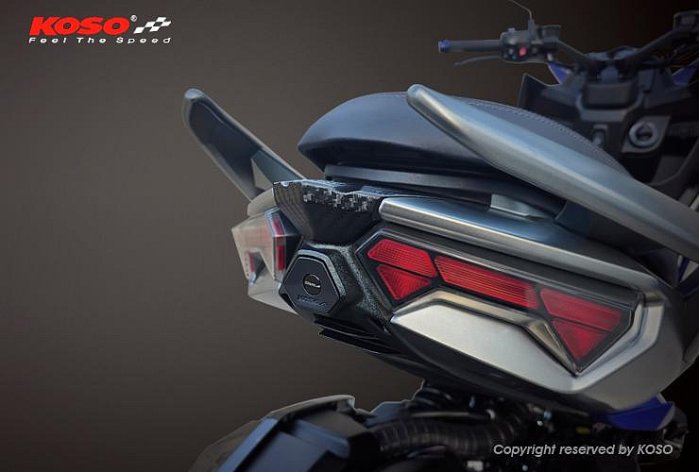 駿馬車業 KOSO 後燈飾蓋 適用車種 SYM DRG BT 2代 碳纖維壓花 行車紀錄器鏡頭使用