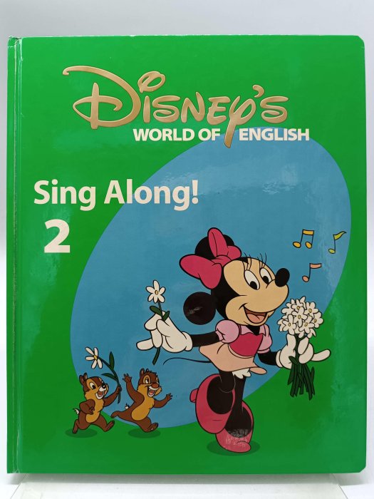 【未使用】Disney's World of English SingAlong Disneys World of English Sing Along Book 1 2 and 3 Lot of 3