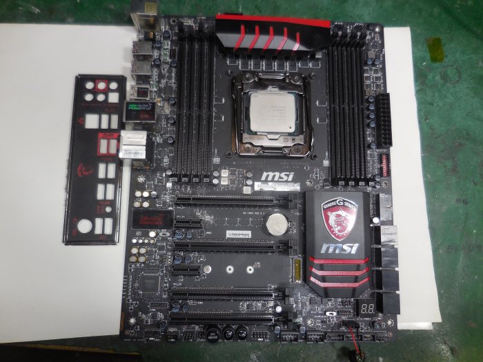 MSI X99A GAMING 7+I7-5820K CPU 2011腳位功能正常保固30天| Yahoo拍賣