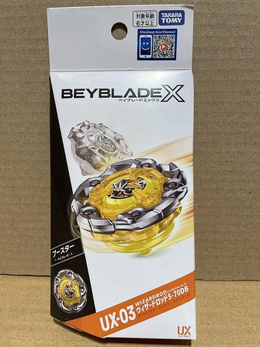 全新 麗嬰正版 TAKARA TOMY 戰鬥陀螺 X UX-03 魔導神杖 BEYBLADE X 有QR可掃
