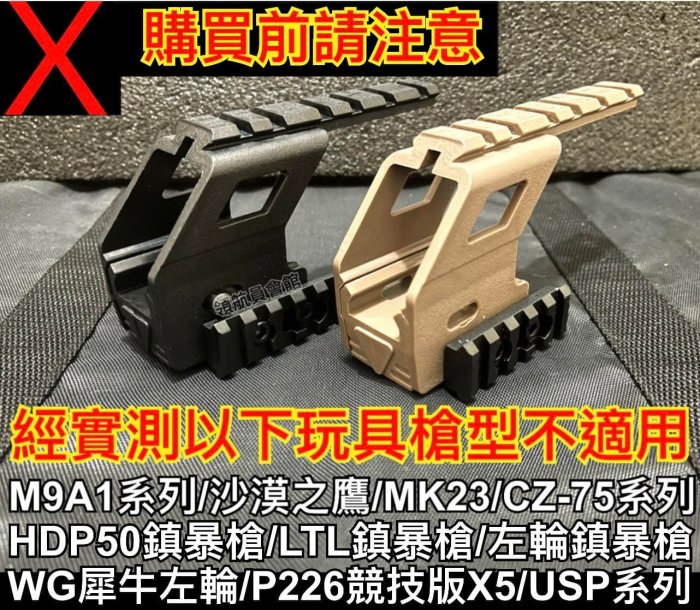 領航員會館】萬用戰術鏡橋魚骨沙色M1911 MEU/TAC鎮暴槍瓦斯槍CO2槍手槍