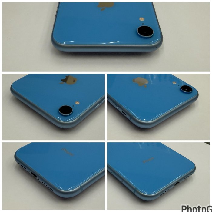 IPHONE XR 128G 藍色 二手機 刷卡分期【承靜數位】高雄實體店 可出租 L2270 中古機