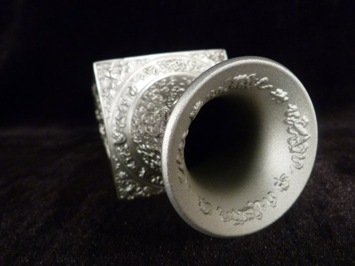 古玩軒~錫罐.早期馬來西亞錫雕皇家雪蘭莪錫花瓶.梅蘭竹菊錫製花瓶