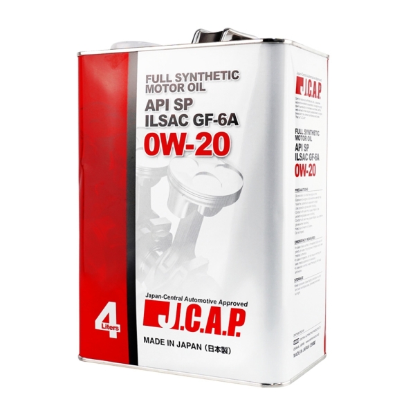 JCAP 0W-20 100%日本製全合成機油 4L｜SP/GF-6A 日本中央汽車工業