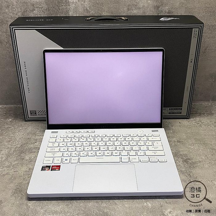 『澄橘』ASUS G14 GA402RK R9-6900HS/24G/1TB/RX6800S 白《二手》A78518
