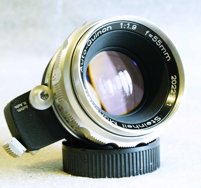 悠悠山河】極新品西德海爾白銀Steinheil Munchen 55mm F1.9 Auto