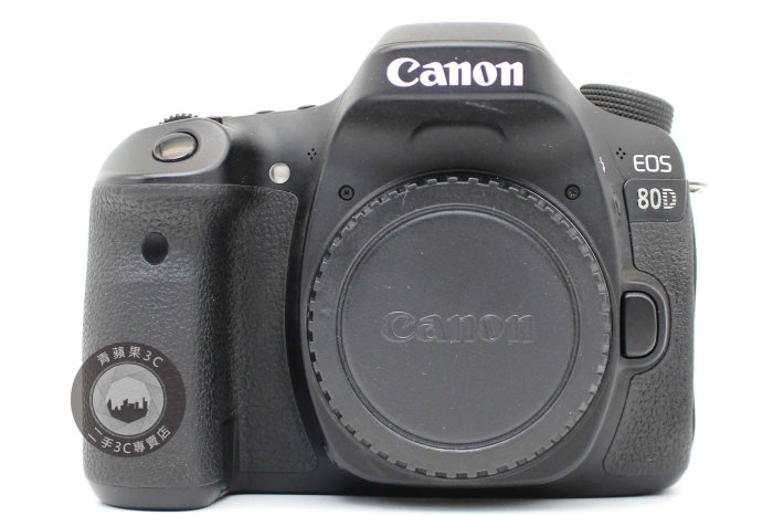 【台南橙市3C】Canon EOS 80D 單機身 APS-C 快門次數約7xx張 二手相機 有入塵 塵點 #91652