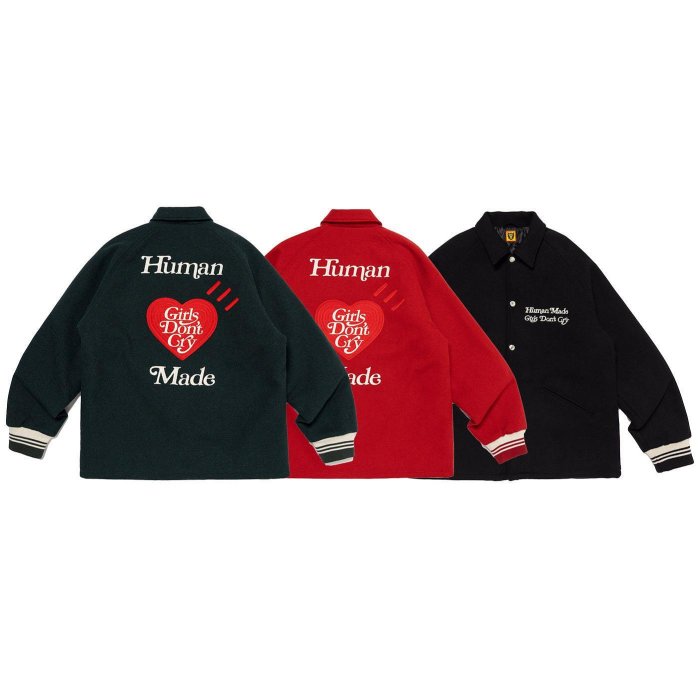 Human made x Girls Don't Cry GDC STADIUM JACKET 聯名款夾克外套