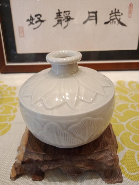 【格格傳藝坊】 定窯小品罐 壺  高8公分